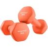 Koduva Hantelių rinkinys, 2 vnt., oranžinis, ketaus su neopreno danga, 2 x 3kg, 20 x 9 cm