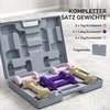 Koduva Hantelių rinkinys, 6 vnt., plienas, rožinė, violetinė, ruda