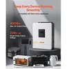 VEVOR Hibridinis saulės inverteris GD5548JMH, 4000 W, 24 V DC į 230 V AC, baltas