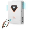 VEVOR Hibridinis saulės inverteris EM6200-48L, 6000 W, 48 V DC į vienfazį 220/230 V AC, 45 x 31 x 13 cm