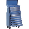Koduva Įrankių vežimėlis su įrankių dėže, mėlynas, plienas, 61,5 x 33 x 113 cm