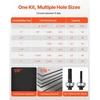 Koduva Išmušimo perforatorių rinkinys VEVOR MK-60, 12,7-50,8 mm, 6 dydžiai, 40Cr plienas