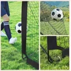 Koduva Iššokantys futbolo vartai, 2 vnt., 120 x 91 x 91 cm, stiklo pluošto strypai, juodi