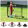Koduva Iššokantys futbolo vartai, 2 vnt., 120 x 91 x 91 cm, stiklo pluošto strypai, juodi