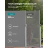 Songmics Ištraukiama šoninė markizė balkonui ir terasai, pilka, 1,8 x 3,5 m, aliuminis, PU danga