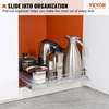 Koduva Ištraukiamas spintelės organizatorius VEVOR LX-C9265B, chromuotas plienas, sidabrinis, 51 x 53 cm