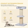 Koduva Kačių draskyklė 91 cm, daugiaaukštis katės bokštas, šviesiai mėlyna