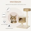 Koduva Kačių draskyklė su nameliu, 95 cm, natūrali / smėlio