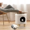 Promotion Kačių namelis-pakylantis su 3 draskymo stulpeliais