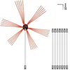 VEVOR Kamino valymo rinkinys CB-001, nailonas, baltas, 8 m, 8 strypai