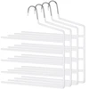 Koduva Kelnių pakabos, 4 vnt. rinkinys, metalinės su PVC danga, 32 x 0,5 x 35 cm
