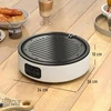 Koduva Keraminė kaitlentė ir grilis, 2-in-1, 2000 W, balta
