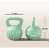 Virdulys Koduva Kettlebell 10 kg, žalia, plastikas, smėlio užpildas, 21 x 21 x 27 cm