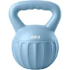 Virdulys Koduva Kettlebell 6kg, mėlyna, plastikas, smėlio užpildas, 17 x 17 x 23 cm
