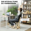 Koduva Kneeling chair juodas, beržo mediena, 120 kg