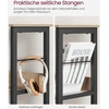 Songmics Knygų lentyna su 3 lygiais ir 9 skyriais, 30 x 100 x 103,1 cm, ruda, juoda