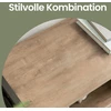 Songmics Knygų lentyna su 4 atviromis lentynomis, 30 x 74 x 154,5 cm, medžio drožlių plokštė ir plienas