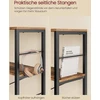 Songmics Knygų lentyna su 4 lentynomis, 30 x 120 x 109,4 cm, medžio drožlių plokštė ir plienas