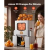VEVOR Komercinė citrusinių vaisių sulčiaspaudė NS2000E-3, 120 W, nerūdijantis plienas, 50 x 34 x 78 cm