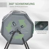 Koduva Komposto talpa su 2 kameromis, 160 l, sukama, pilka, 71 x 64 x 96 cm