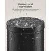 Koduva Kosmetinė pedalų šiukšliadėžė 6 l, plieninė, su soft-close dangčiu, juoda, 26 x 20,5 x 28 cm