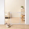 VEVOR Kūdikių varteliai W3350, 75-129 cm, aukštis 76 cm, balti