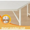 Koduva L formos rašomasis stalas, kampinis, klevo baltos spalvos, 149,1 x 149,1 x 76,1 cm