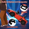 Koduva Lamborghini 12V elektrinis žaislinis automobilis vaikams raudonas spalvos