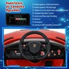 Koduva Lamborghini 12V elektrinis žaislinis automobilis vaikams raudonas spalvos