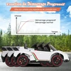 Koduva Lamborghini vaikų elektrinis automobilis su pulteliu baltas