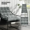 Koduva Lauko lounge kėdė, storas paminkštinimas, nerūdijančio plieno rėmas, 62 x 110 x 88 cm, pilka / juoda