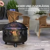 Koduva Lauko ugniavietė su grotelėmis, 61 cm, juoda