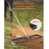 VEVOR Lawn leveling rake, juodas, carbon steel, 229 x 91,4 cm