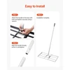 VEVOR Lawn leveling rake, sidabrinis, carbon steel, LJY9012