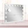 Koduva LED kosmetinis veidrodis, 3 šviesos režimai, reguliuojamas, jutiklinis valdymas, USB, 58 x 48 cm, baltas