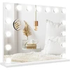 Koduva LED kosmetinis veidrodis, 3 šviesos režimai, reguliuojamas, jutiklinis valdymas, USB, 58 x 48 cm, baltas