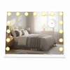 Koduva LED kosmetinis veidrodis su 15 lemputių, 10x didinimu, baltas, 10 x 62,5 x 45,8 cm