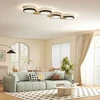 Koduva LED lubinis šviestuvas, 38 W, 1500 lm, 3000K-6500K, juodas auksinis, 100 cm