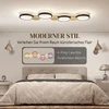 Koduva LED lubinis šviestuvas, 38 W, 1500 lm, 3000K-6500K, juodas auksinis, 100 cm