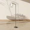 Aosom LED pastatoma grindų lempa, juoda, 45 x 21 x 148 cm