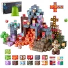 Koduva Magnetinės kaladėlės VEVOR Dark Castle Set, 100 vnt., 2 x 2 x 2 cm, nuo 3 metų