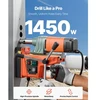 Koduva Magnetinis gręžtuvas VEVOR, 1450 W, 50 mm, 13000 N, 6 grąžtai, 8880E