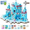 Koduva Magnetinių kaladėlių rinkinys VEVOR Glacier Castle Set, 150 vnt., nuo 3 metų
