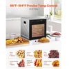 VEVOR Maisto džiovintuvas FD-1018, 1000 W, 10 nerūdijančio plieno padėklų, 25 l