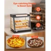VEVOR Maisto šildymo vitrina NB-601, 3 lygių, 1200 W, 100 l, 66 x 48 x 64 cm