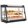 VEVOR Maisto šildymo vitrininė spinta NB-602, 3 aukštų, 1400 W, 130 l, 91 x 47 x 64 cm
