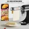 VEVOR Makaronų lakštų volo priedas KitchenAid plakamajam maišytuvui, nerūdijantis plienas, 23 x 7 x 5 cm