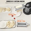VEVOR Makaronų volo priedas KitchenAid plakikliui, nerūdijantis plienas, 3 vnt.