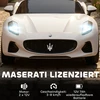 Koduva Maserati elektrinis vaikiškas automobilis, 2 vietų, 12V, baltas, 120 x 72 x 50 cm