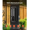 VEVOR Mechaninė durų spyna su klaviatūra OL-601S3-07, alyvuota bronza, 35-65 mm